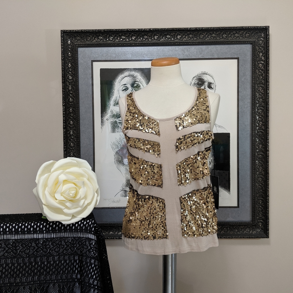 Rock & Republic Sequin Tank